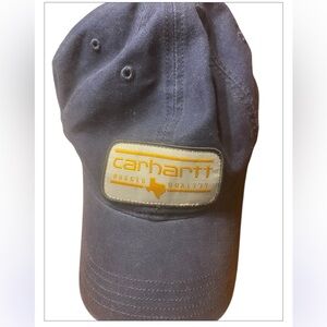 Carhartt Force Jasper Blue Cap with Texas  Patch canvas adjustable